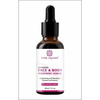 Pink square premium face & body whitening serum 30 ml