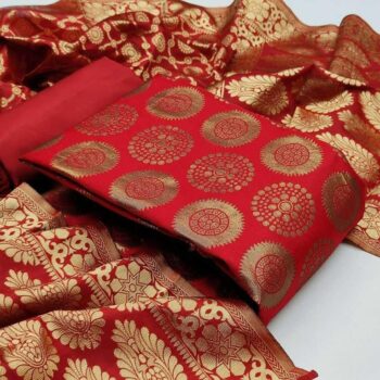 Rangat Latest Banarasi Silk Navratri Dress Material with Jacquard Weaving