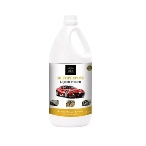 SAPI'S Liquid Car Polish for Exterior, Dashboard, Leather, Tyres (1 L)