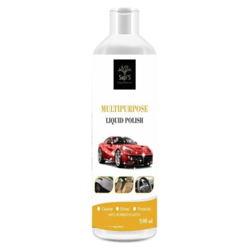 Sapi'S Multipurpose Liquid Polish & Protectant Liquid Body Polish to Shine and Protect Vinyl, Rubber and Plastic - 200 ml