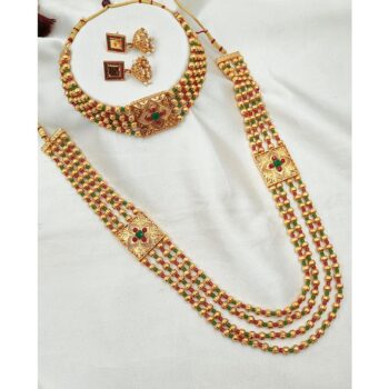 Antique Gold Plated Jewellery Set
