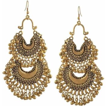 Beautiful Gold & Silver Plated Earrings (Combo)