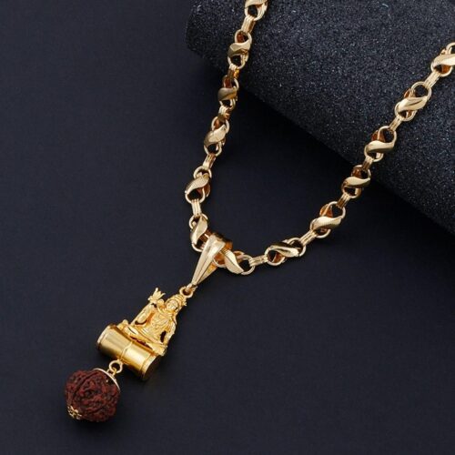 Flattering Gold Plated Pendants With Chain