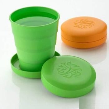 Foldable Travelling New Folding Glass OR Pocket Glass for Travelling, Adjustable Plastic Drinking Glass for Kids