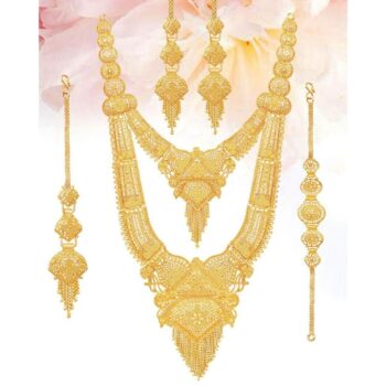 Glamorous Gold Plated Jewellery Set