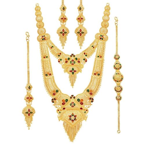 Glamorous Gold Plated Jewellery Set