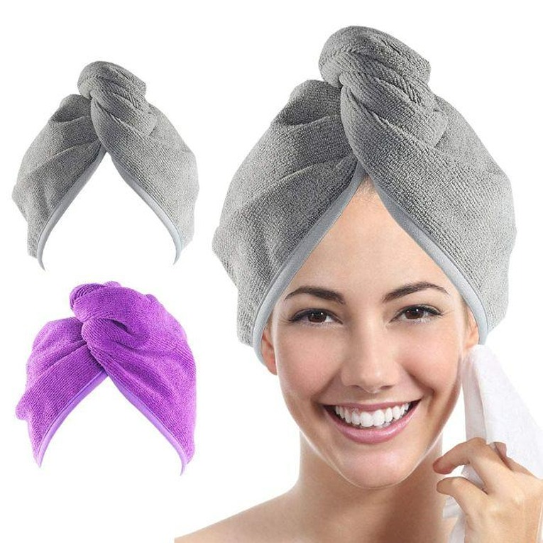 Super Absorbent Magnet Microfiber Drying Hair Salon Towel Wrap