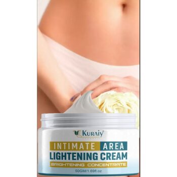 KURAIY Body Whitening Cream For Dark Skin Intimate Area Pink Essence Dullness Brighten Skin Whitener Beauty Health 50g