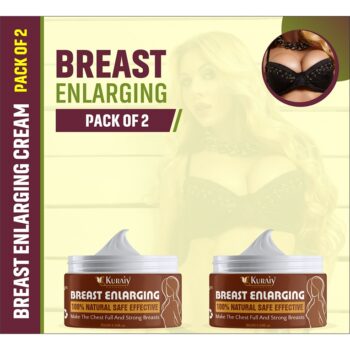 KURAIY Breast Enhancement Cream Female Elasticity, Tightening and Lifting Cream Pack of 2