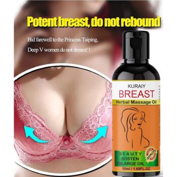 KURAIY New Breast Enlargement Essential Oil Frming Enhancement Breast Enlarge Big Bust Enlarging Bigger Chest Massage