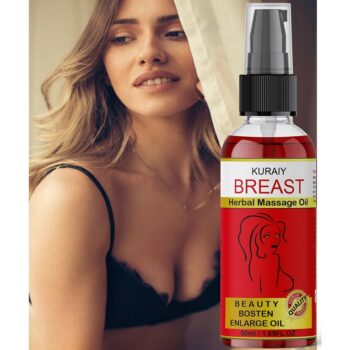 KURAIY Papaya Breast Enlargement Essential Oil Plant Chest Plump Care Essence Lift Bust Up Skin Firming Care Massage Cream