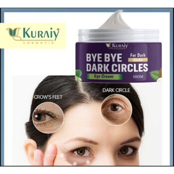 KURAIY Under Eye Cream to Reduce Dark Circles, Puffiness and Fine Lines with Chia Seed Oil, Coffee Oil,Vitamines E & B3 (50 g)