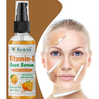 Kuraiy Improved vitamin C Facial serum- For Anti Aging & Smoothening & Brightening Face (50 ml)