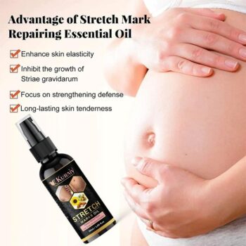 Kuraiy stretch Oil for Stretch Marks Removal Post Pregnancy fast work result stretch mark cream oil (50 ml)