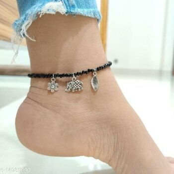 Latest Alloy Silver Plated Anklet
