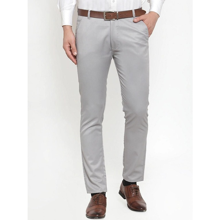 Allen Light Grey Wool Silk and Linen Dress Pant - Custom Fit Tailored  Clothing