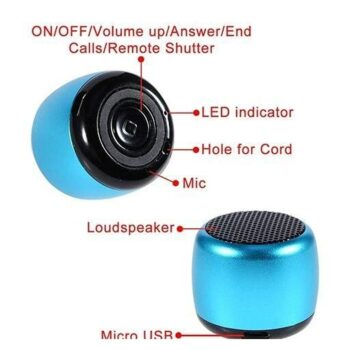 Mini Speaker Wireless Bluetooth Speaker for Indoor & Outdoor Ultra Base Thunder Sound Portable Speaker