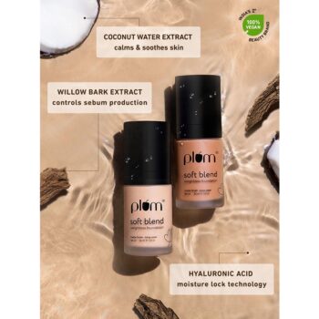 Plum Soft Blend Liquid Concealer With Hyaluronic Acid Matte Finish High Coverage Vegan Cruelty Free Pinched Blush 115P 2