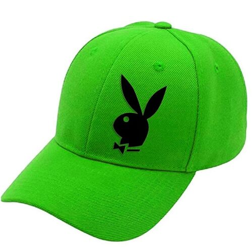 Stunning Rabbit Printed Cotton Cap - Green