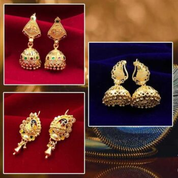 Traditional Women Gold Plated Earring