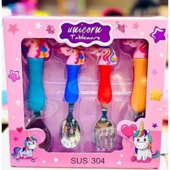Unicorn Spoon Set for Kids Gift Pack