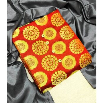 Varnam Latest Banarasi Silk Dress Material with Jacquard Weaving