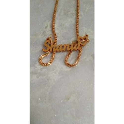 Gold Plated Shania Pendant with Chain