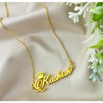 Gold Plated Kashish Pendant with Chain