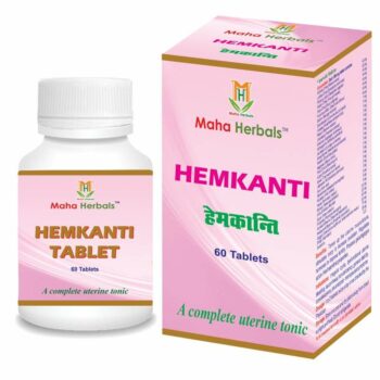 Maha Herbals Hemkanti Tablet Tablet, Ayurvedic Medicine for Uterine - 60 Tablets