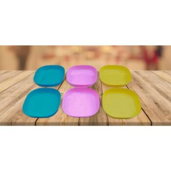 Square Plastic Dinner Plate Set Colorful Snacks Plate , Breakfast Plate , Plate , Dessert Plate , Snack Plate