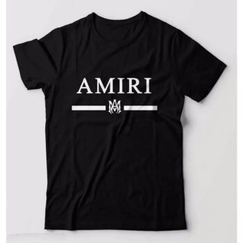 Men Cotton Amiri T-Shirt - Black