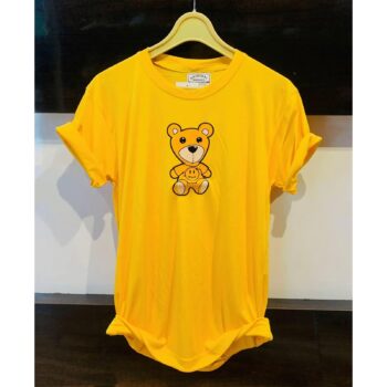 Men Gym Lycra Drew T-Shirt - Yellow
