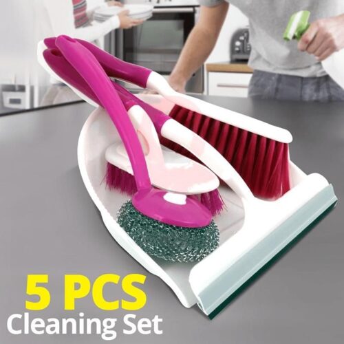Cleaning Set - Home Kitchen Bathroom Cleaning Set ( Set of 5 )