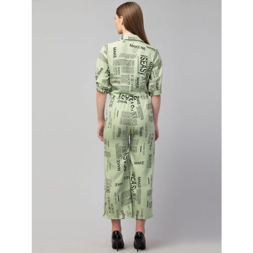 Crepe Printed Jumpsuit for Women 4