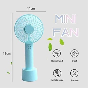 Foldable Hand Fans Battery Operated Rechargeable Handheld Mini Fan 1