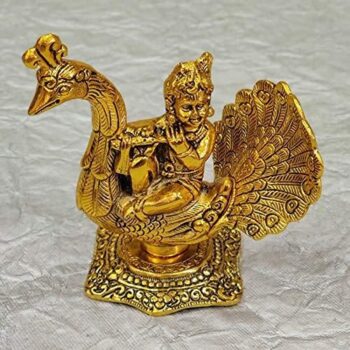 Gold Plated Radha Krishna Idol Showpiece 3