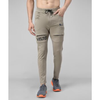 Lycra Solid Slim Fit Men Track Pant 1