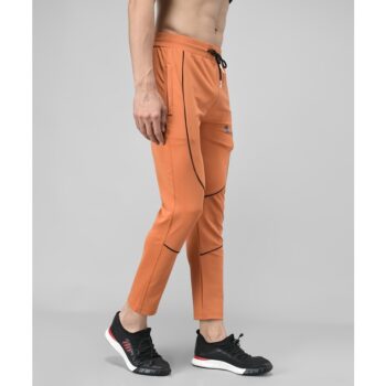 Lycra Solid Slim Fit Men Track Pant 3 2