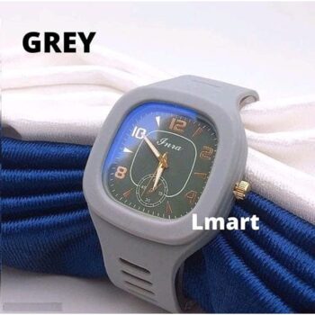 Men's Analog Silicone Watch