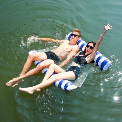 Multifunction Inflatable Water Hammock Floating Bed 1-2 Person Beach Float 1