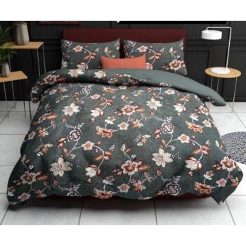 Pure Glace Cotton Printed Double Bedsheets (1)