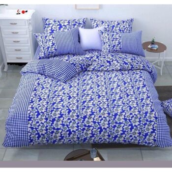 Pure Glace Cotton Printed Double Bedsheets (2)