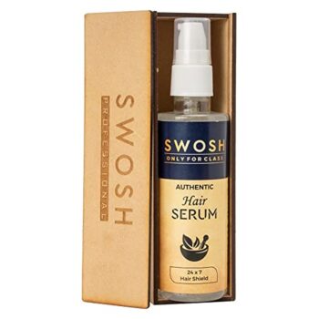 SWOSH Ayurvedic Herbal Hair Serum For Men & Women, Anti Frizz and Anti Tangle Hair Serum, SLES & PARABEN FREE |100 ml (Pack of 1)