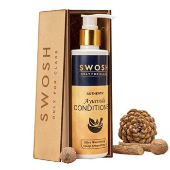 SWOSH Ayurvedic Silicone Free Hair Strengthening Conditioner, For Dry & Frizzy Hair Suitable for all Hair Type, Sulphate & Paraben Free |200 ml (Pack of 1)