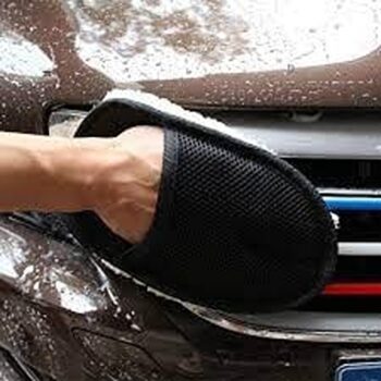 Soft Car Cleaning Wool Glove 3