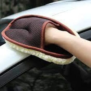 Soft Car Cleaning Wool Glove 4