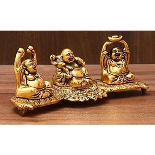 Three Laughing Buddha Set Decor Feng Shui Showpiece 2