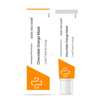 Meru Bio Herb Chocolate Orange Mask for Skin Detoxification (Look Fresh & Young) - 50GM