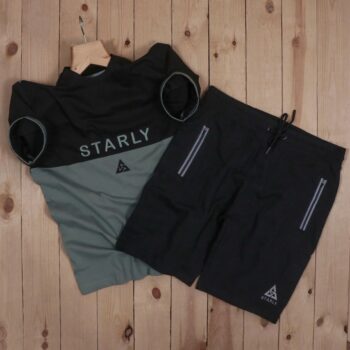100% Cotton Starly Tracksuit for Men - Grey