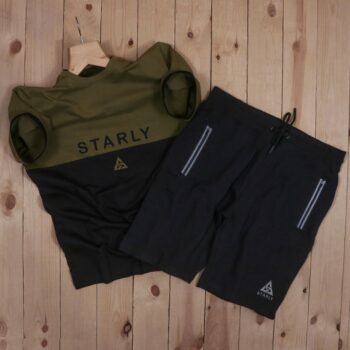 100% Cotton Starly Tracksuit for Men - Green